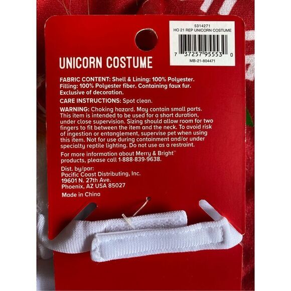 Merry and bright beaded dragon unicorn costume - Picture 3 of 3